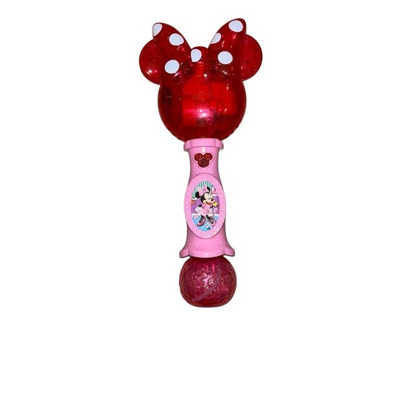 Disney Minnie Mouse red pink bubble blower - Picture 1 of 3